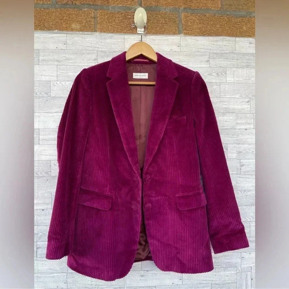 Dries Van Noten Stretch-Cotton Corduroy Jacket in fuchsia size 38/small - Picture 7 of 17